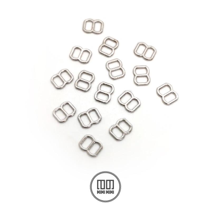 CORREDERA METAL 6MM (PAQUETE POR 100UN)