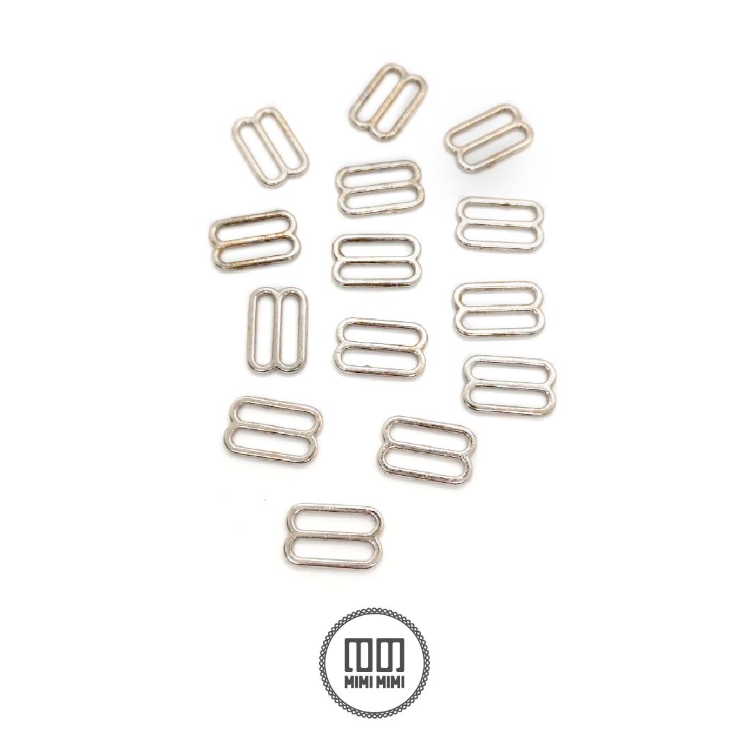 CORREDERA METAL 15MM (PAQUETE POR MAYOR 500U)