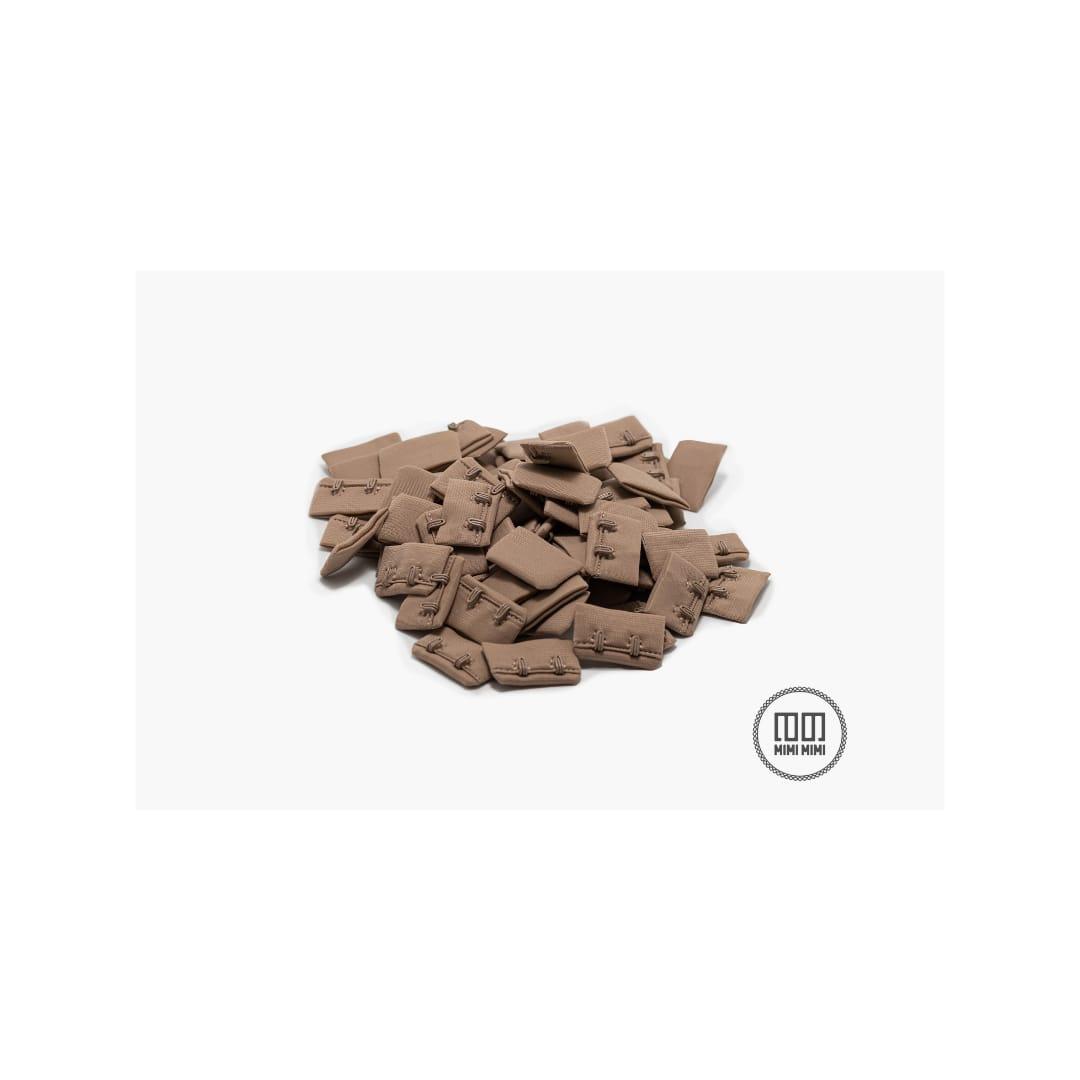 BROCHE DE TELA 3CM CANELA (PAQUETE POR MAYOR 500U)