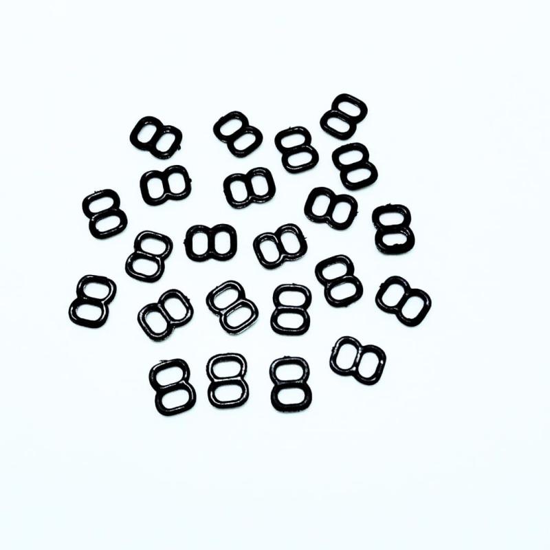 CORREDERA PLASTICO NEGRO 6MM