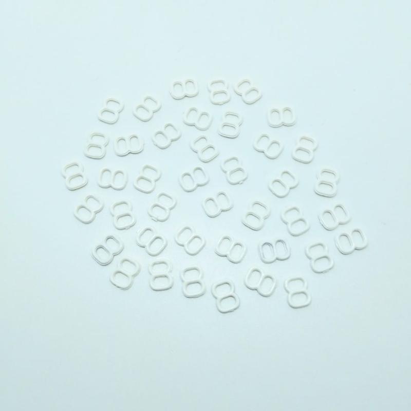 CORREDERA PLASTICO BLANCO 6MM (X 500U)