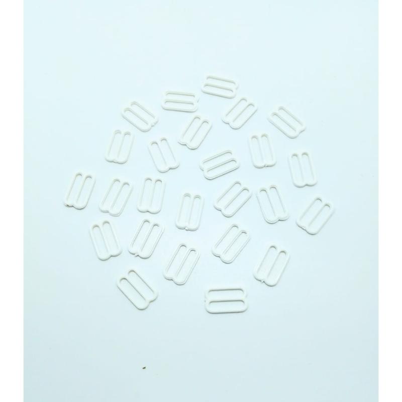 CORREDERA PLASTICO BLANCO 15MM (PAQUETE POR MAYOR 500U)