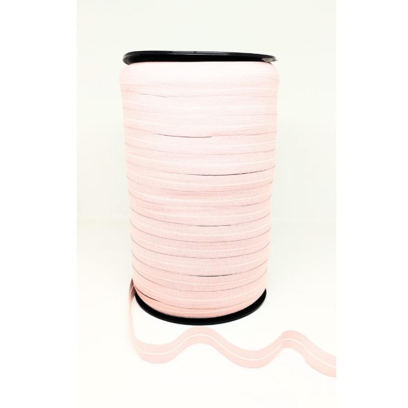 ELASTICO PARTIDO 13MM NACIONAL ROSA VIEJO (ROLLO X 250MTS