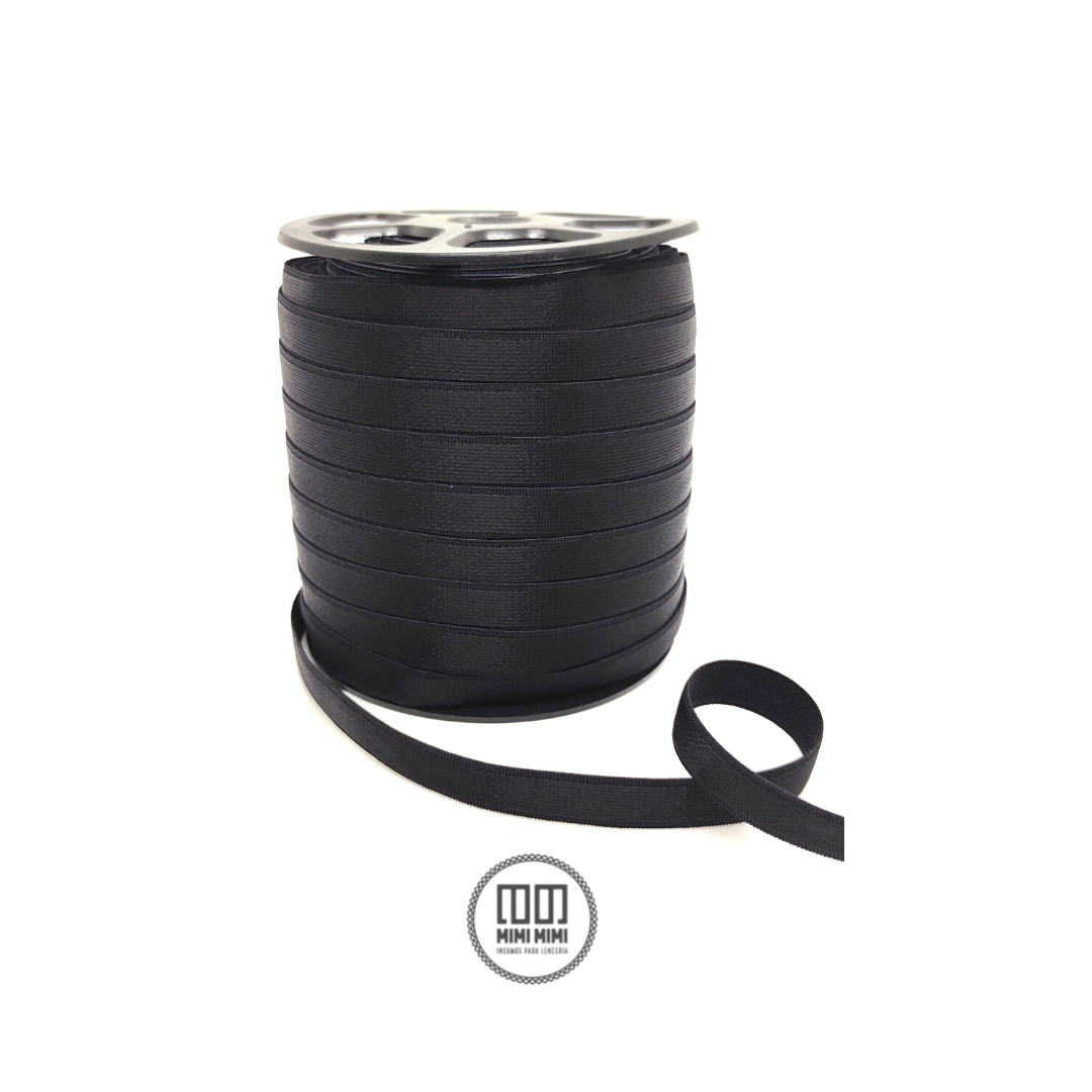 BRETEL CACTUS (ZANOTTI) 10MM NEGRO (ROLLO COMPLETO X 50MTS)