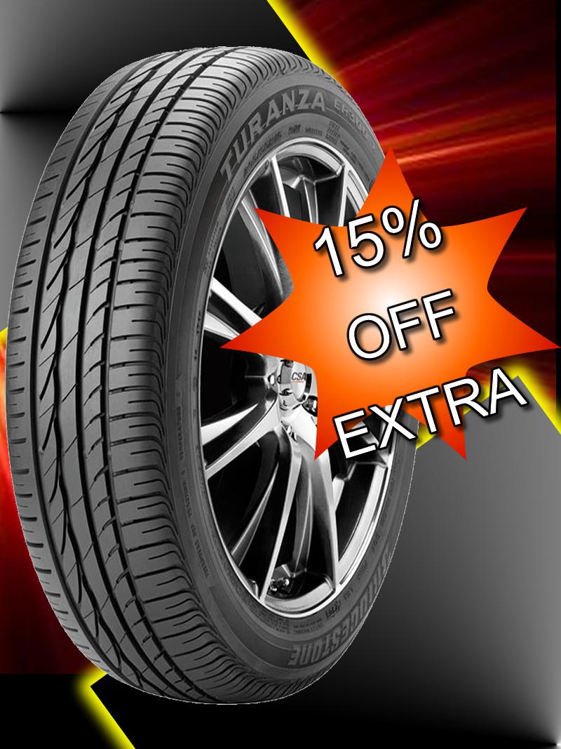 185/60R15 BRIDGESTONE TURANZA ER300