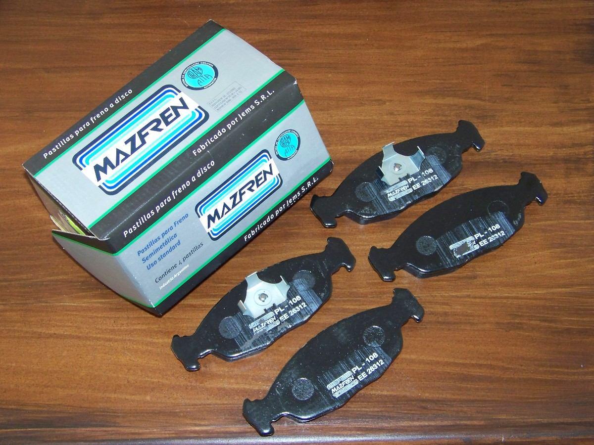 Pastillas de Freno Mazfren para Chevrolet (traseras)