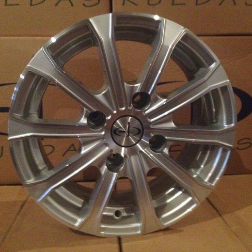 LLANTA 14x6" 4x100mm EB MTN-4610/B B-Negro Brillante