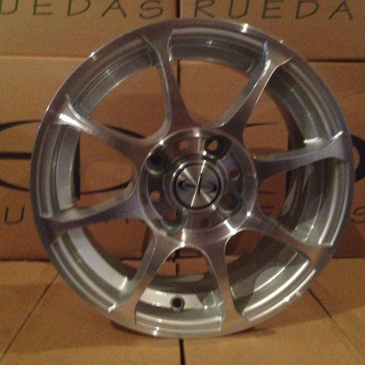LLANTA 14x6" 4x100mm EB TR-4610/B3 B-Negro Brillante