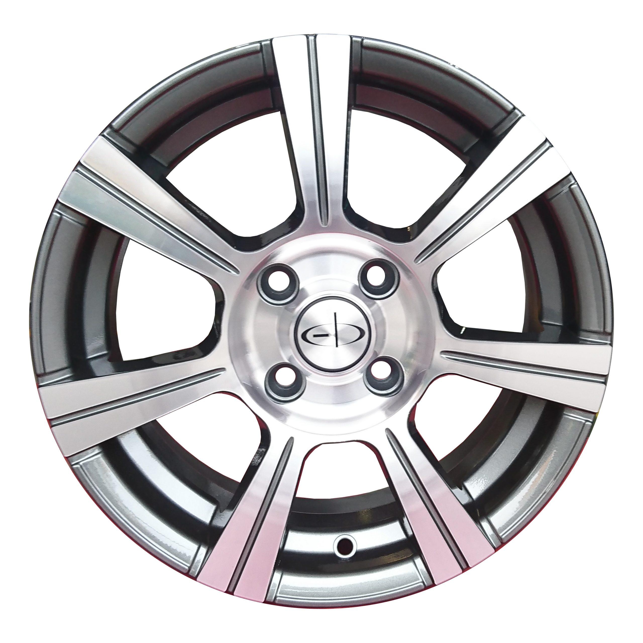 LLANTA 14x6" 4x100mm EB VC-4610/B3 B-Negro Brillante