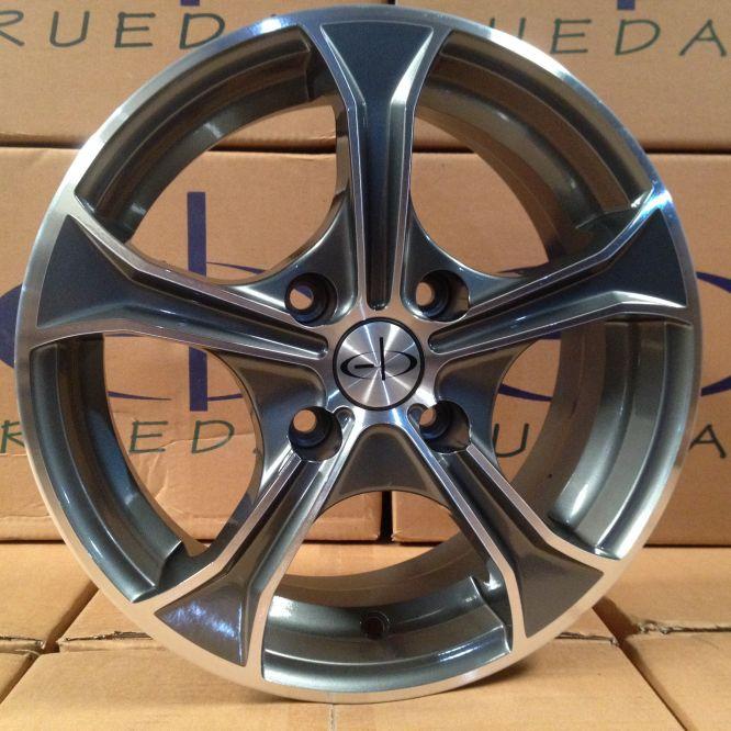 LLANTA 14x6" 4x108mm EB CJT-4642/XM XM-Gris Xerius Mate