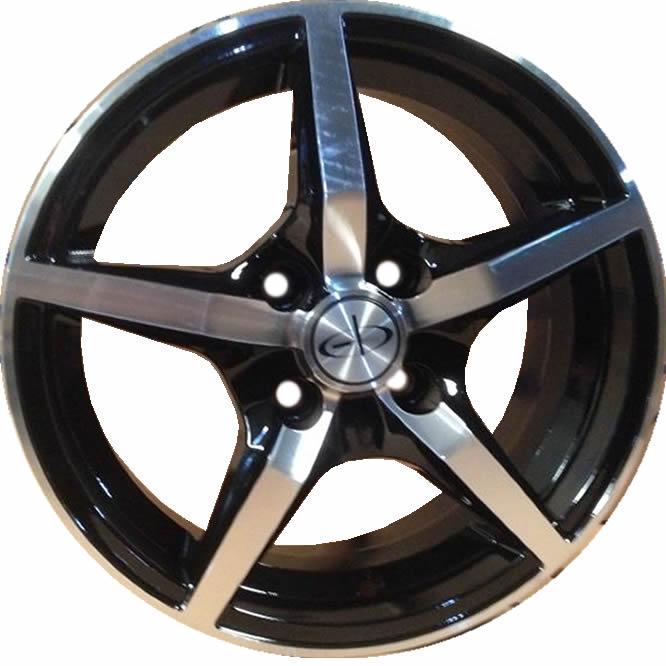 LLANTA 14x6" 4x108mm EB MO-4642/A A-Gris Aluminio