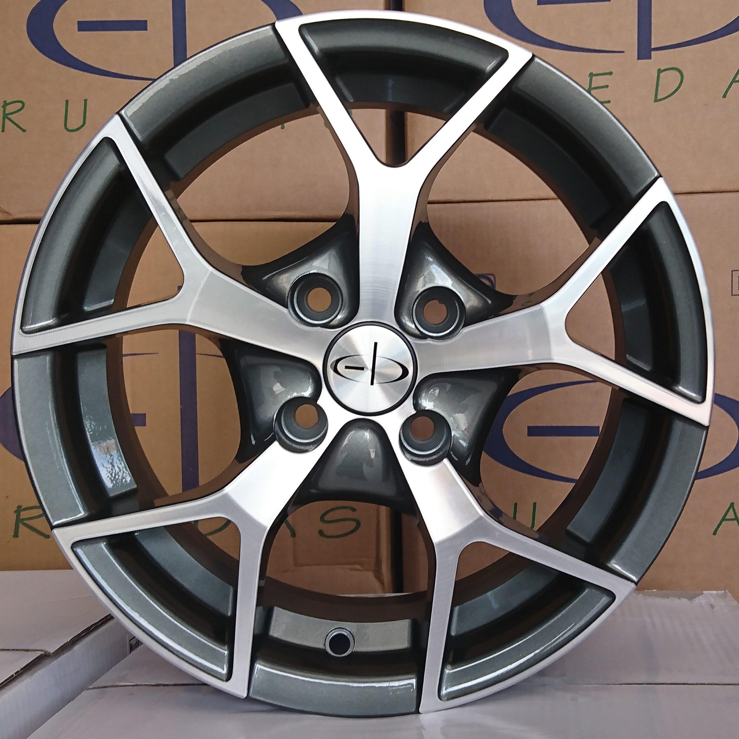 LLANTA 14x6" 4x108mm EB NF-4642/XM XM-Gris Xerius Mate