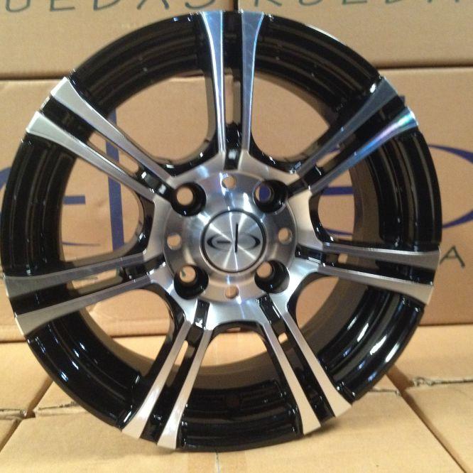 LLANTA 14x6" 4x108mm EB RN-4642/BSM BSM-Negro Semi Mate