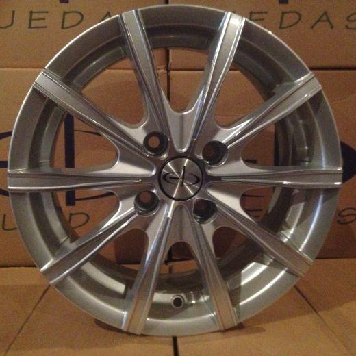 LLANTA 14x6" 4x114,3mm EB SLD-4645/B B-Negro Brillante