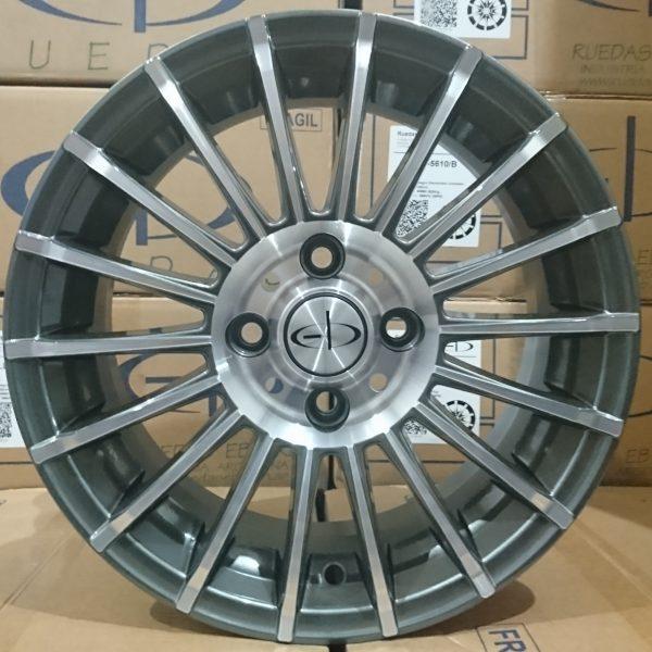 LLANTA 15x6,5" 4x100mm EB SC-5610/B B-Negro Brillante