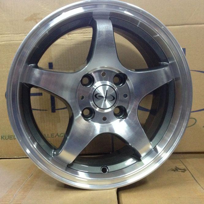 LLANTA 17x7" 4x108mm EB FS-7742/B2 B-Negro Brillante