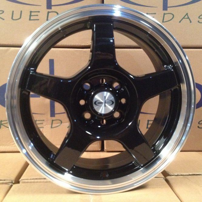 LLANTA 17x7" 4x108mm EB FS-7742/B2 B-Negro Brillante