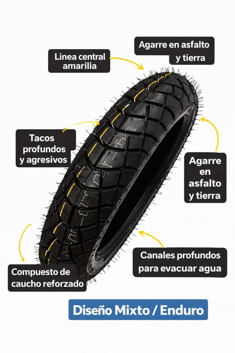 Neumático De Moto 80/100x14 Npt 013b Tt