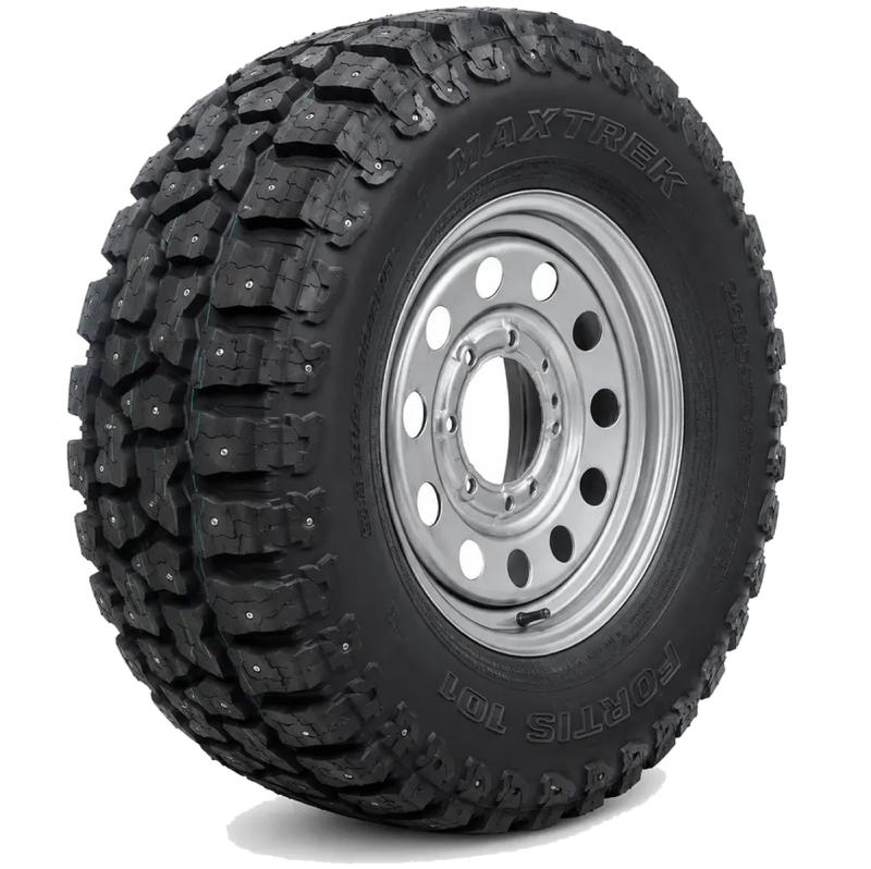 Neumático 265/65r17 Maxtrek Clavos Nieve + Llanta 17 Chapa
