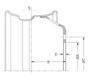 Rueda de disco 17.5”