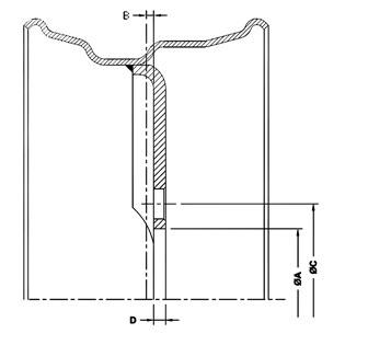 Rueda de agrícola 22.5”