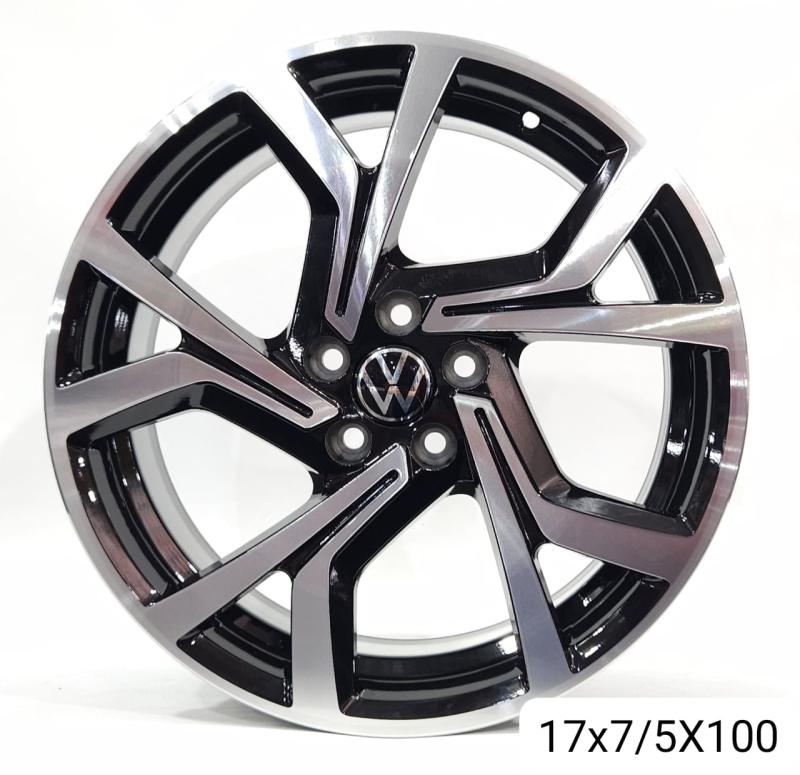 LLANTA 17" VW POLO GTI DIAMANTADA Y NEGRO