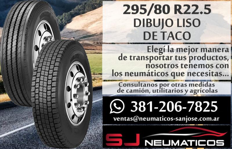 PROMOCION CUBIERTA CAMION 295/80R22.5 COMPRA MINIMA 2 UNIDADES!!!!! (TUCUMAN)