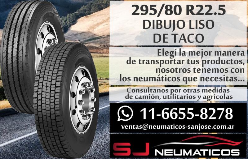 PROMOCION CUBIERTA CAMION 295/80R22.5 COMPRA MINIMA 2 UNIDADES!!!!!