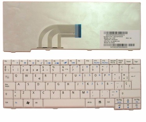 Teclado Acer Aspire One A110 A150 D150 D250 Zg5 Blanco Español