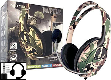 AURICULARES NETMAK BATTLE