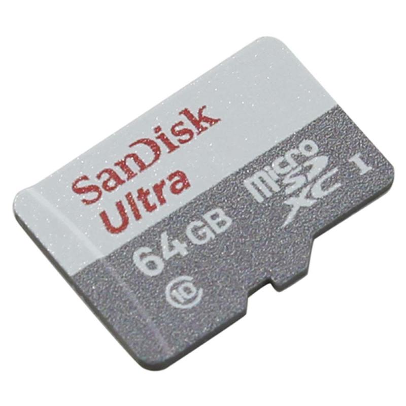 Memoria Micro Sd 64 Gb Sandisk Ultra Celular Tablet Speed up to 100mb/s