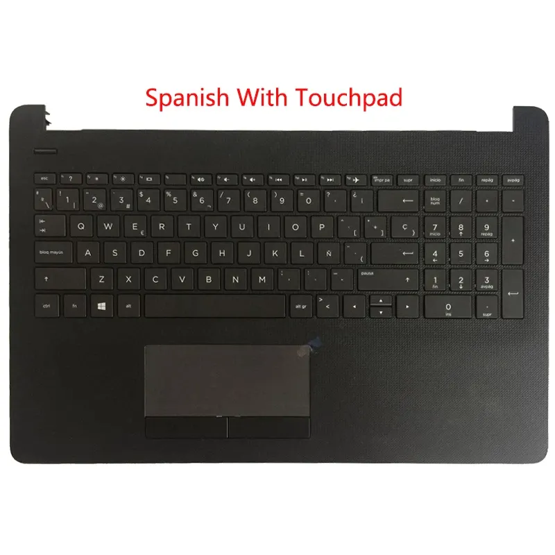 Teclado HP 15bs con Palmrest Negro Español