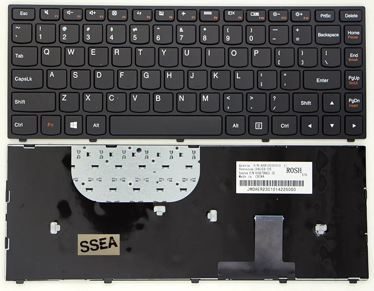 Teclado Lenovo Yoga 13 Negro Inglés