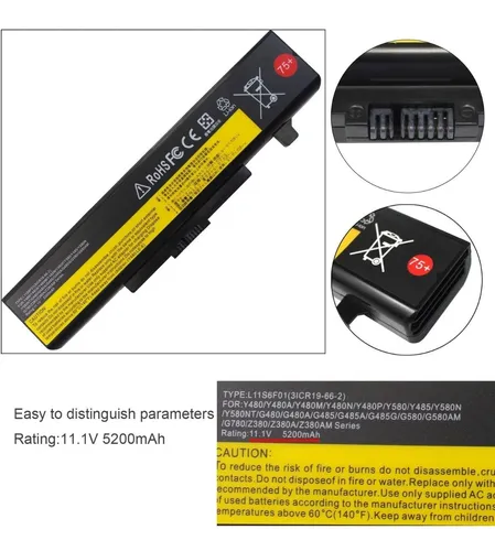 Bateria compatible Lenovo Ideapad Y480