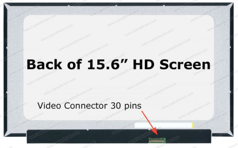 Pantalla 15.6 led slim 30 pines hd 1366x768 sin brackets