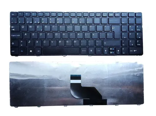 Teclado MSI CR640 con marco Negro Español
