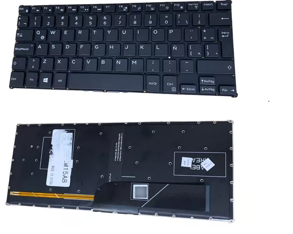 Teclado Dell Latitude 11 5175 5179 Series Negro Español Retroiluminado