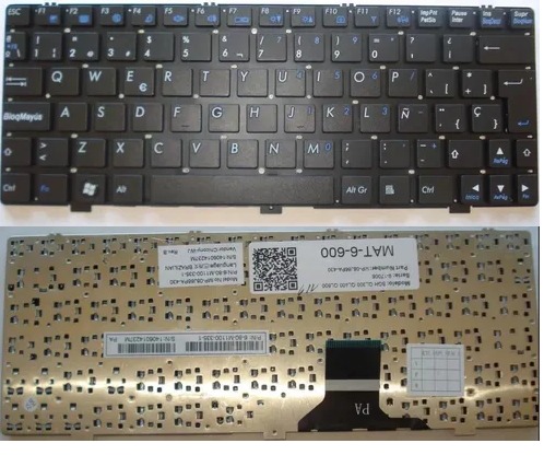 Teclado BGH QL300 QL400 Negro Español