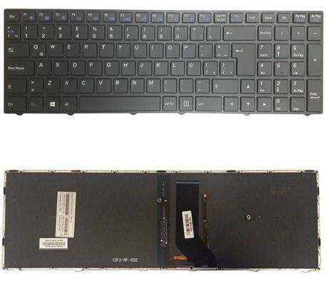 Teclado Bangho BES E5 G09 retroiluminado Negro Español con marco