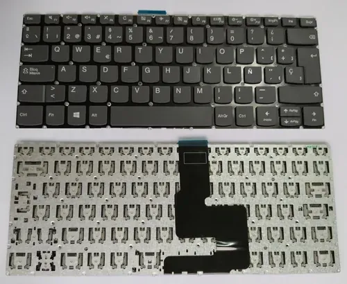 Teclado Lenovo V330-14IKB sin boton encendido Gris Español