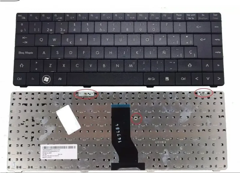 Teclado BGH Eurocase SW9 Negro Español