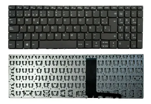 Teclado Lenovo V330-15IKB sin boton de encendido Gris Español