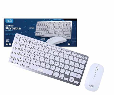 Combo Teclado Y Mouse Bluetooth Multimedia Slim Intco Rdkm-908