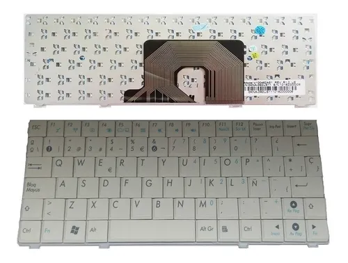 Teclado Asus 900 701 900ha T91 T91mt  Blanco Español