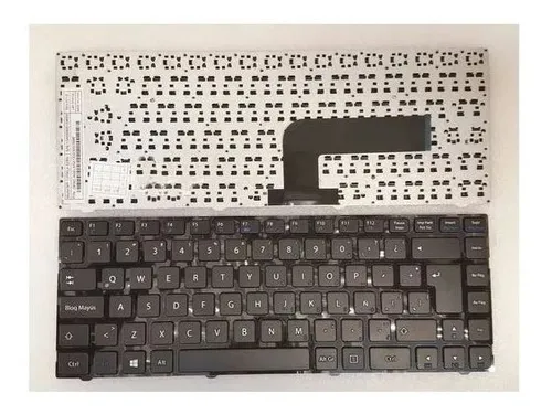 Teclado BGH 700 730 B700 sin frame Negro Español