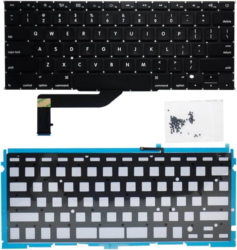 Teclado Apple A1398 Sin Frame Retroiluminado Negro Ingles