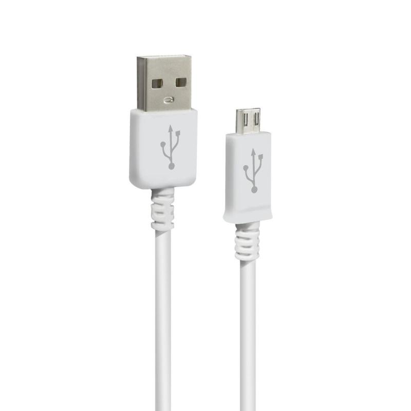 CABLE DATOS USB A MICRO 2 METROS BLANCO 2.0 USB NOGA