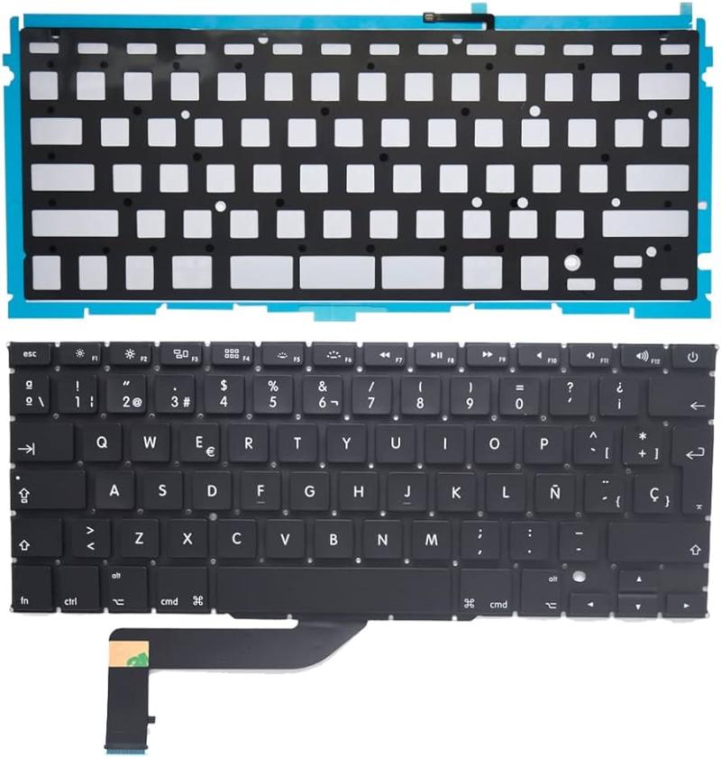 Teclado Apple A1398 Sin Frame Retroiluminado Negro Español