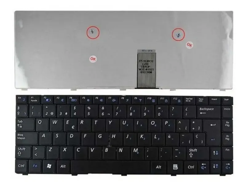 Teclado Samsung R430 Negro Español
