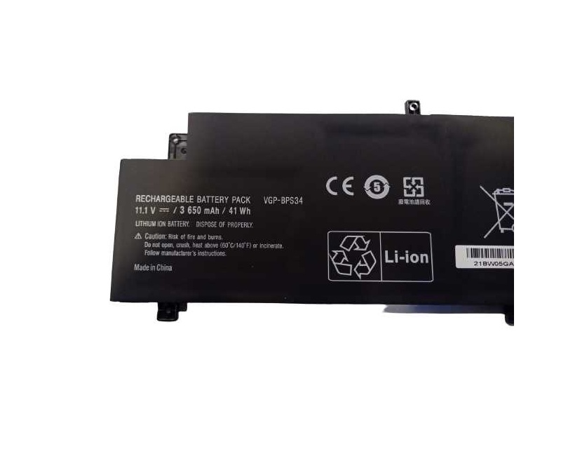 Bateria compatible Sony Vaio SVF14A SVF15A VGP-BPS34 VGP-BPS34 VGP-BPL34